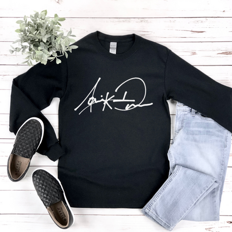 Aarik Duncan Signature Sweatshirt - Black Long Sleeve